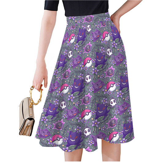 Floral Ghost Tween/Adult Skirt